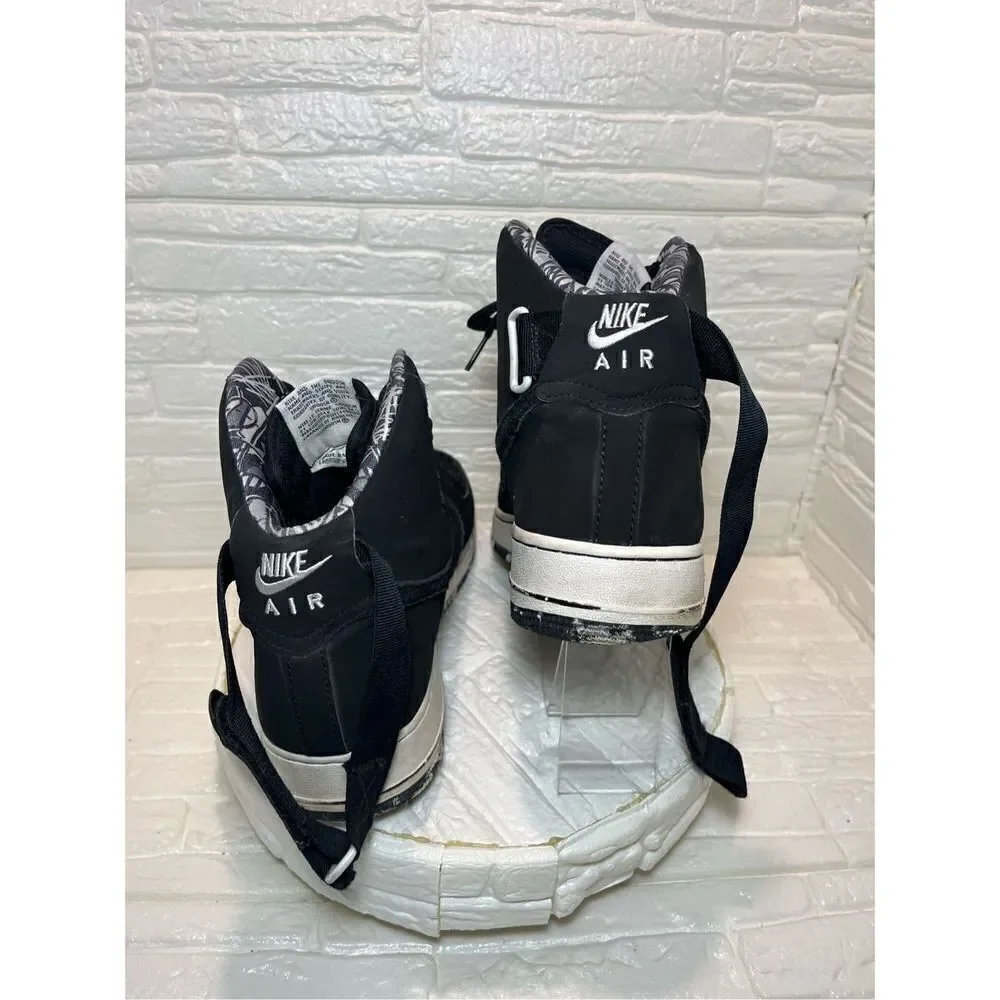Nike Air Force High Blk/White Marble Camo Men’s Sz 11.5